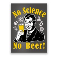 No Science No Beer - Beer Guy Science Logos Poster