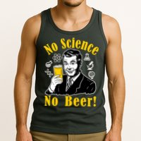 No Science No Beer - Beer Guy Science Logos Tank Top