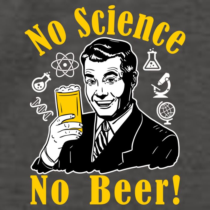 No Science No Beer - Beer Guy Science Logos Vector Backpack