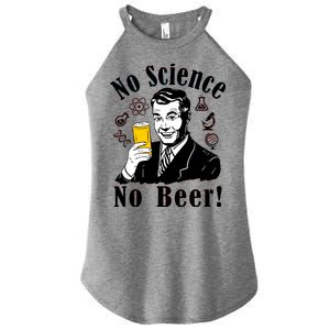 No Science No Beer - Beer Guy Science Logos Women's Perfect Tri Rocker Tank