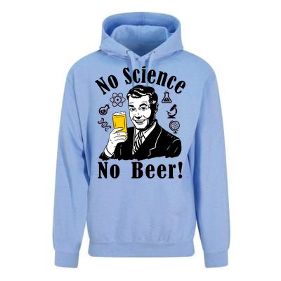 No Science No Beer - Beer Guy Science Logos Unisex Surf Hoodie