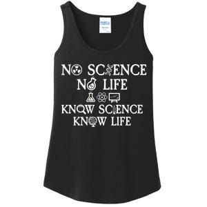 No Science No Life Know Science Know Life Ladies Essential Tank