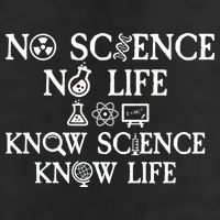 No Science No Life Know Science Know Life Golf Towel