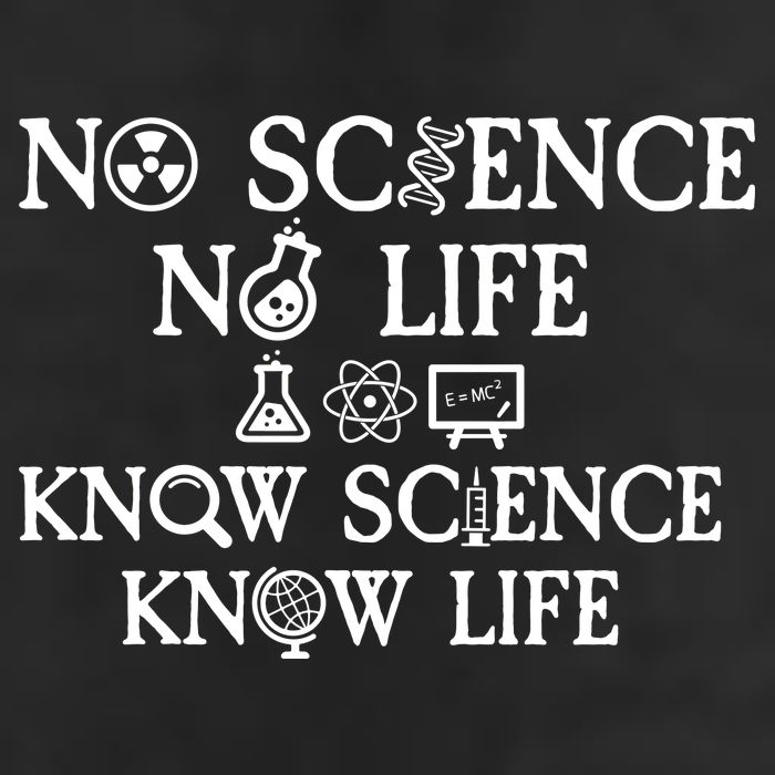 No Science No Life Know Science Know Life Golf Towel