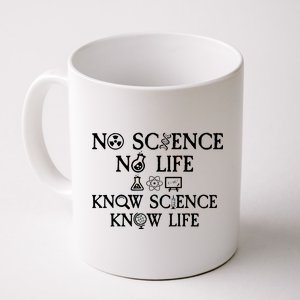 No Science No Life Know Science Know Life Coffee Mug