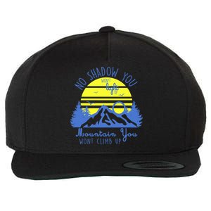 No Shadow You Wont Light Up  Wool Snapback Cap