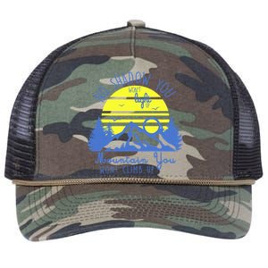 No Shadow You Wont Light Up  Retro Rope Trucker Hat Cap