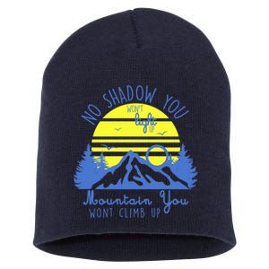 No Shadow You Wont Light Up  Short Acrylic Beanie