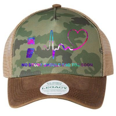 No Story Should End Too Soon Legacy Tie Dye Trucker Hat