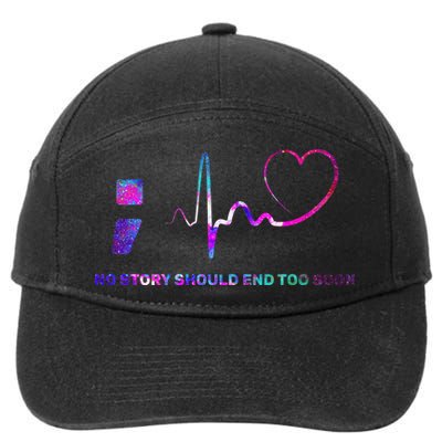 No Story Should End Too Soon 7-Panel Snapback Hat