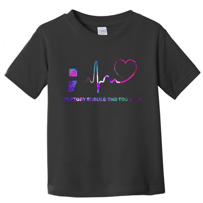 No Story Should End Too Soon Toddler T-Shirt