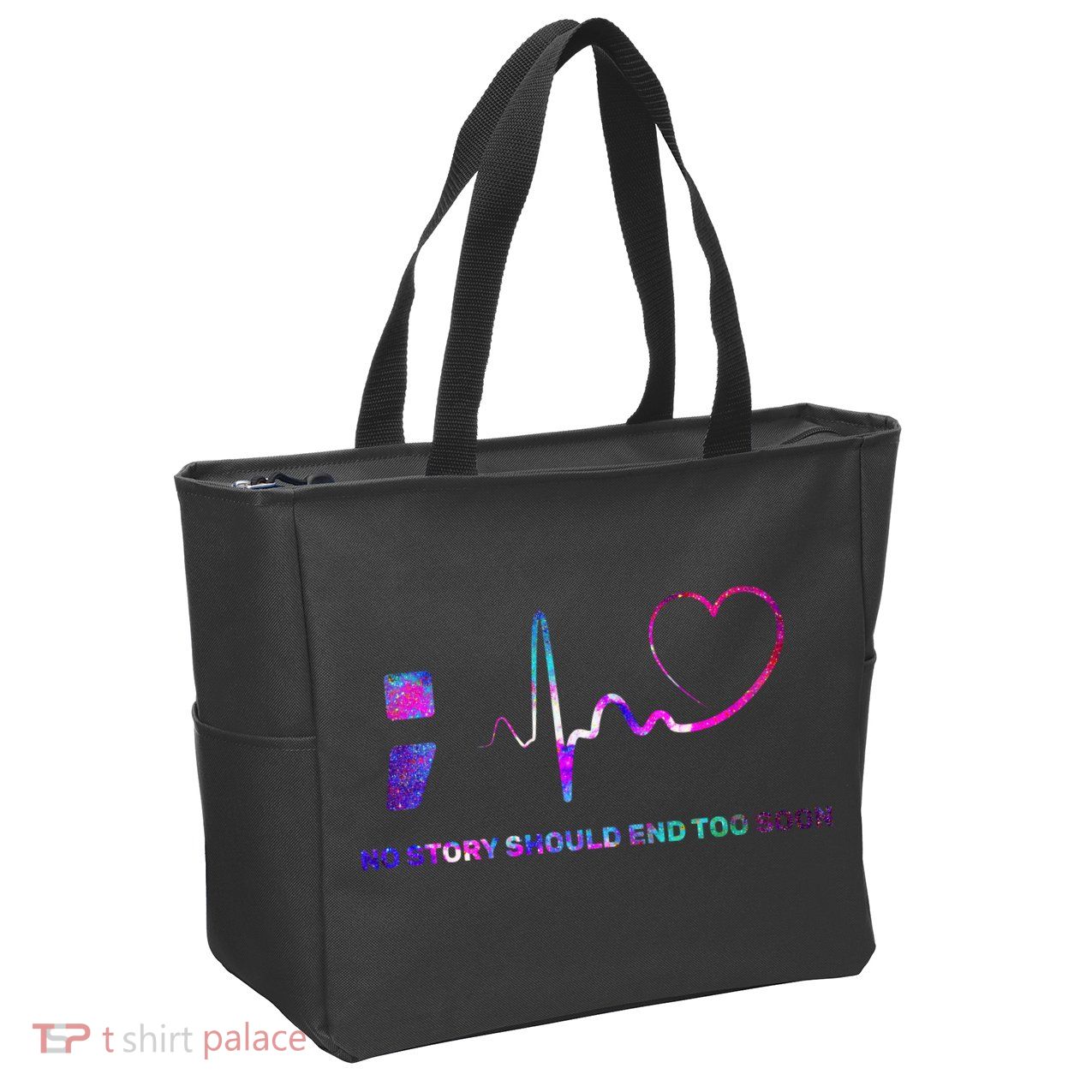 No Story Should End Too Soon Zip Tote Bag