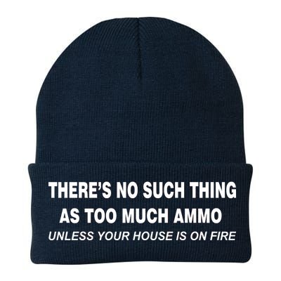 No Such Thing As Too Much Ammo House On Fire Knit Cap Winter Beanie