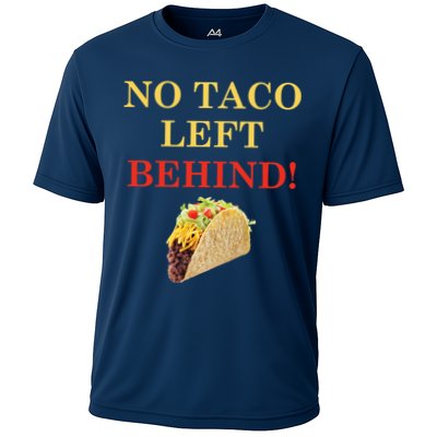 No Taco Left Behind Funny Tacos Performance Shirt