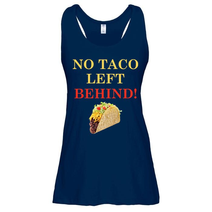 No Taco Left Behind Funny Tacos Ladies Essential Flowy Tank