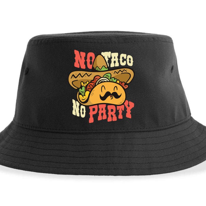 No Taco No Party Sustainable Bucket Hat