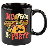 No Taco No Party 11oz C Handle Ceramic Mug