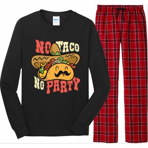 No Taco No Party Long Sleeve Pajama Set