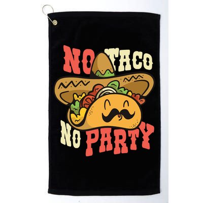 No Taco No Party Golf Towel