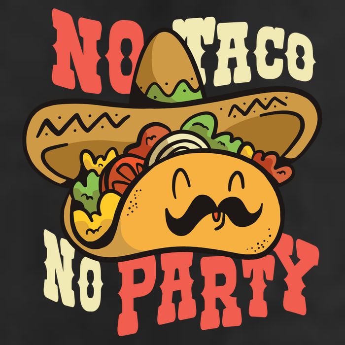 No Taco No Party Golf Towel