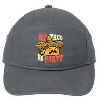 No Taco No Party 7-Panel Snapback Hat