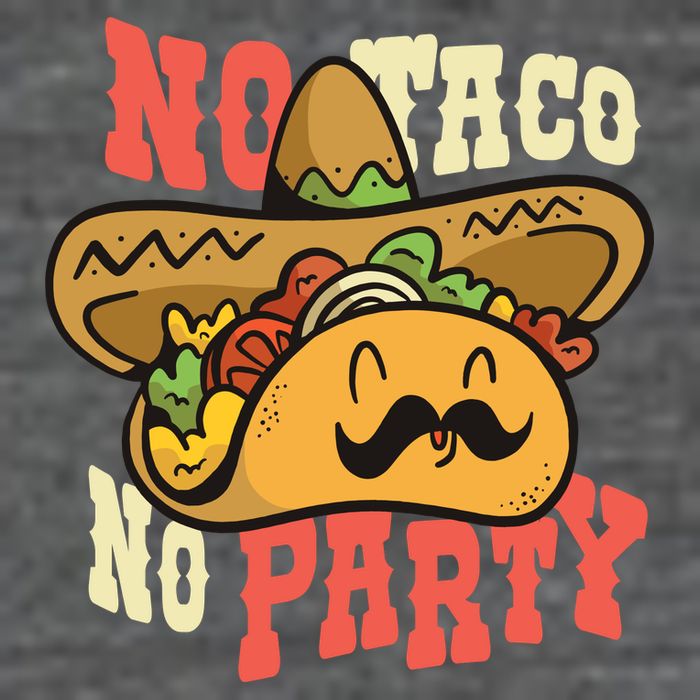 No Taco No Party 7-Panel Snapback Hat