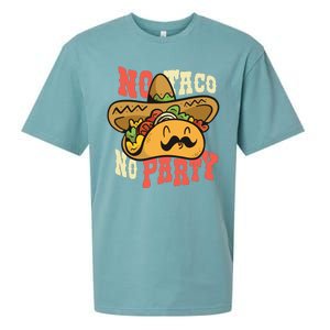 No Taco No Party Sueded Cloud Jersey T-Shirt