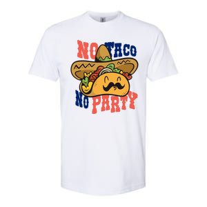 No Taco No Party Softstyle CVC T-Shirt