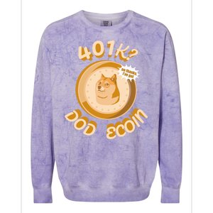 No Thanks I've Got Dogecoin Colorblast Crewneck Sweatshirt