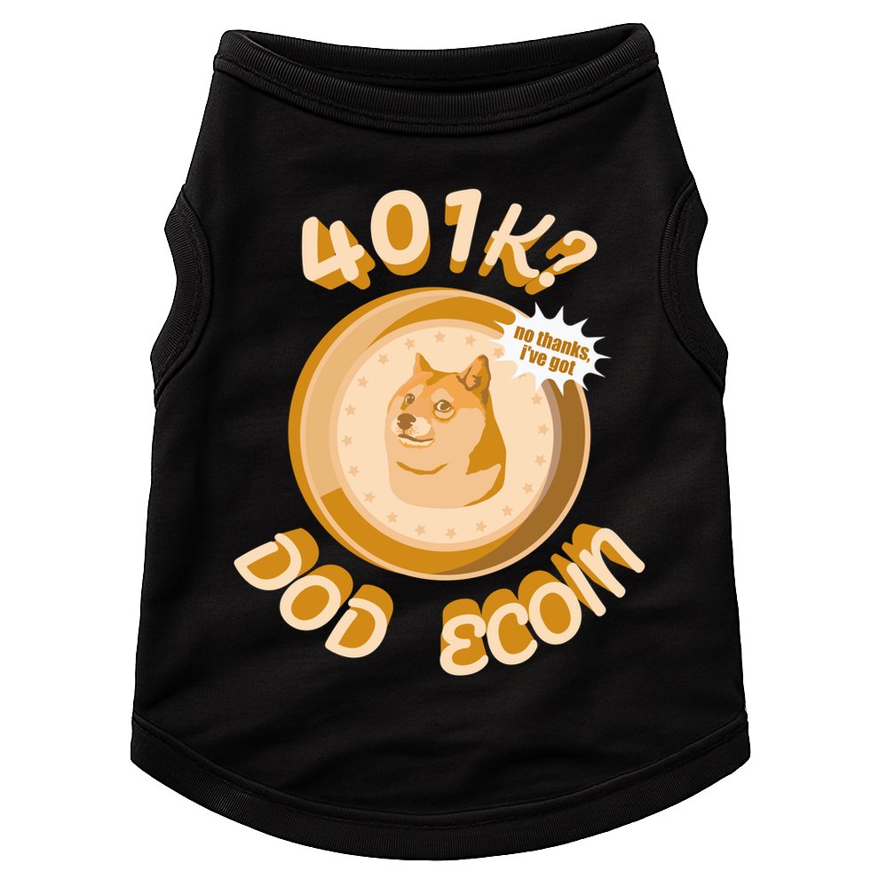 No Thanks I've Got Dogecoin Doggie Tank