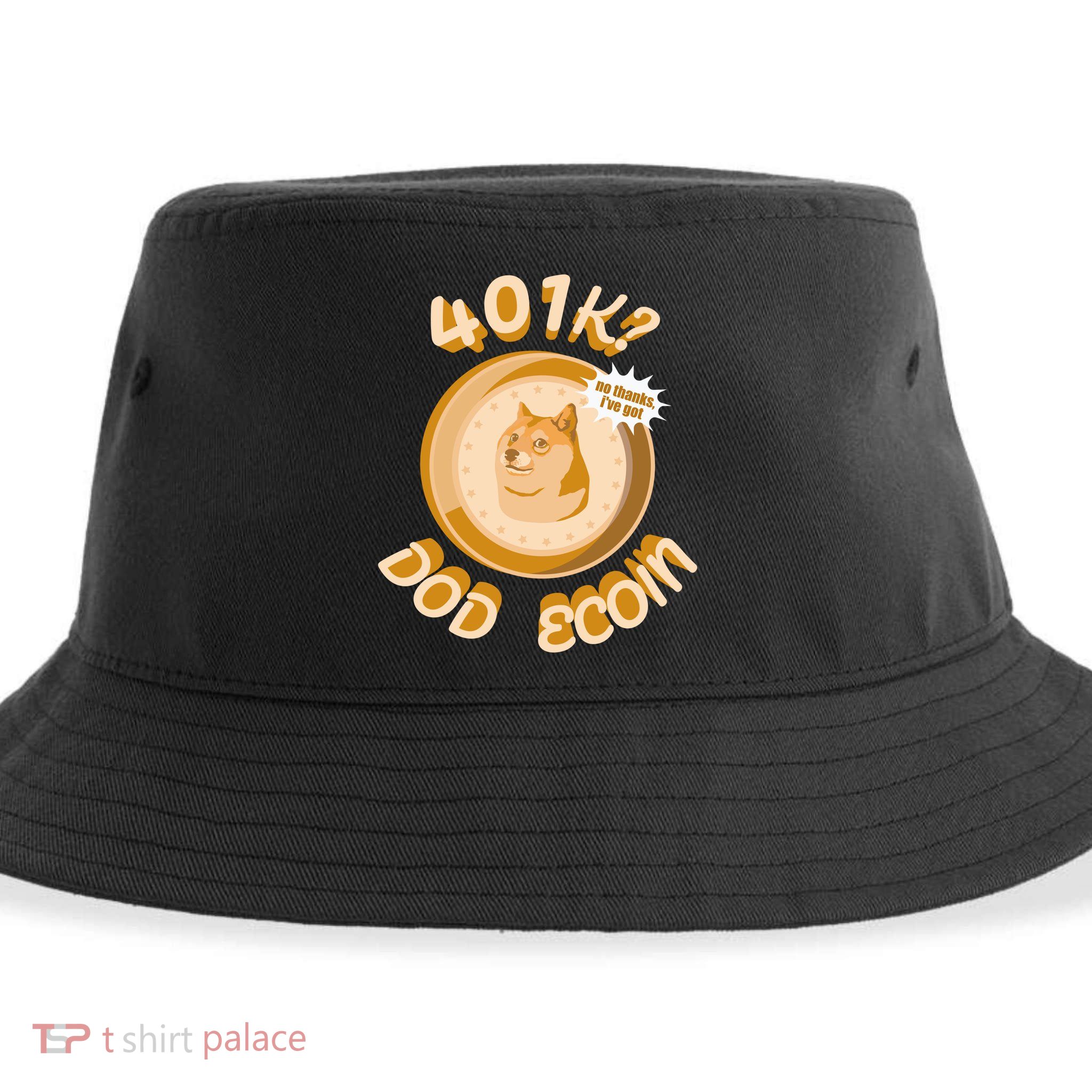 No Thanks I've Got Dogecoin Sustainable Bucket Hat