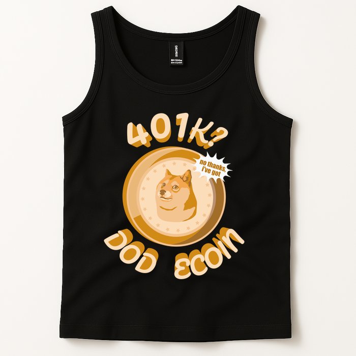 No Thanks I've Got Dogecoin Tank Top