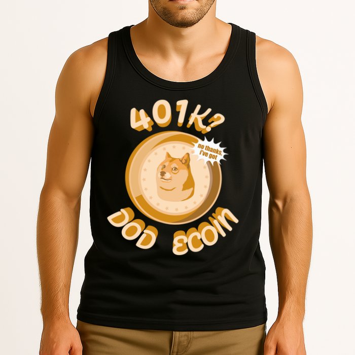 No Thanks I've Got Dogecoin Tank Top