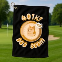 No Thanks I've Got Dogecoin Golf Towel