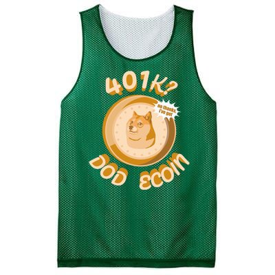 No Thanks I've Got Dogecoin Mesh Reversible Basketball Jersey Tank