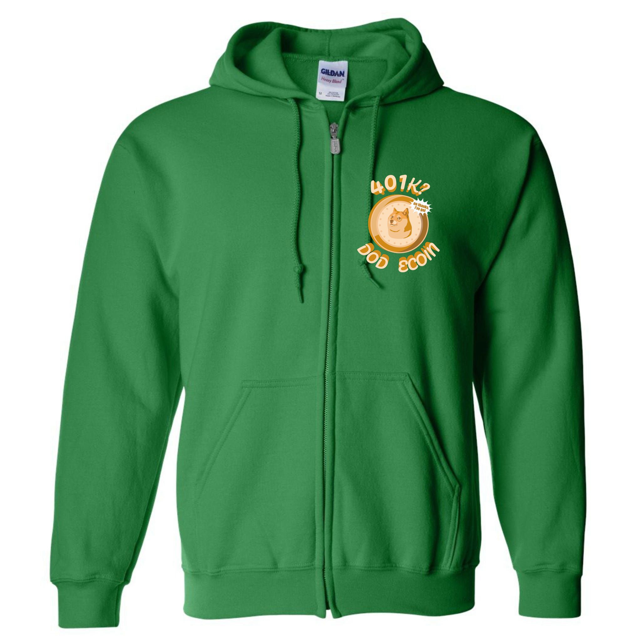 No Thanks I've Got Dogecoin Full Zip Hoodie