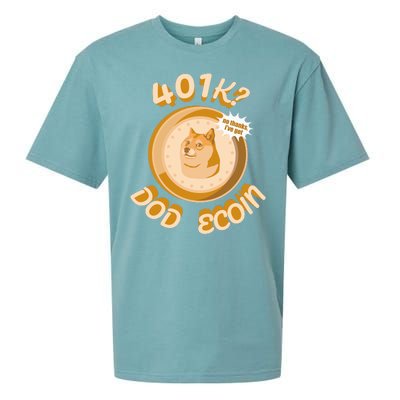 No Thanks I've Got Dogecoin Sueded Cloud Jersey T-Shirt