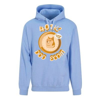 No Thanks I've Got Dogecoin Unisex Surf Hoodie