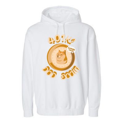 No Thanks I've Got Dogecoin Garment-Dyed Fleece Hoodie