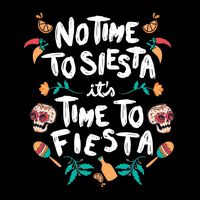 No Time To Siesta It's Time To Fiesta Sustainable Bucket Hat