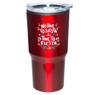 No Time To Siesta It's Time To Fiesta Tumbler