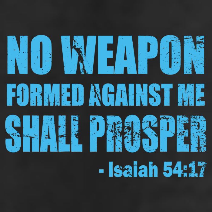 No Weapon Formed Against Me Shall Prosper Isaiah 15oz Campfire Ceramic Mug