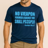 No Weapon Formed Against Me Shall Prosper Isaiah Cooling Performance Crew T-Shirt