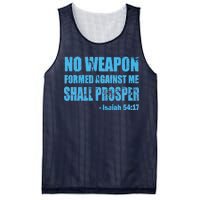 No Weapon Formed Against Me Shall Prosper Isaiah Mesh Reversible Basketball Jersey Tank