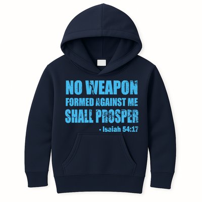 No Weapon Formed Against Me Shall Prosper Isaiah Kids Hoodie