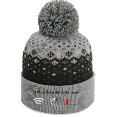 No WiFi No Battery Loading Geek The Baniff Cuffed Pom Beanie