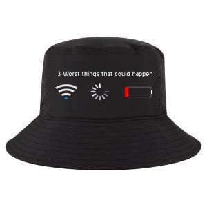 No WiFi No Battery Loading Geek Cool Comfort Performance Bucket Hat