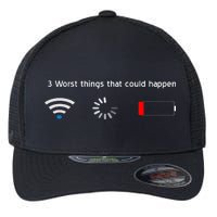 No WiFi No Battery Loading Geek Flexfit Unipanel Trucker Cap