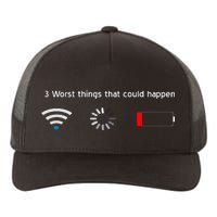 No WiFi No Battery Loading Geek Yupoong Adult 5-Panel Trucker Hat