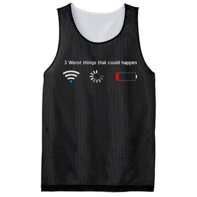 No WiFi No Battery Loading Geek Mesh Reversible Basketball Jersey Tank